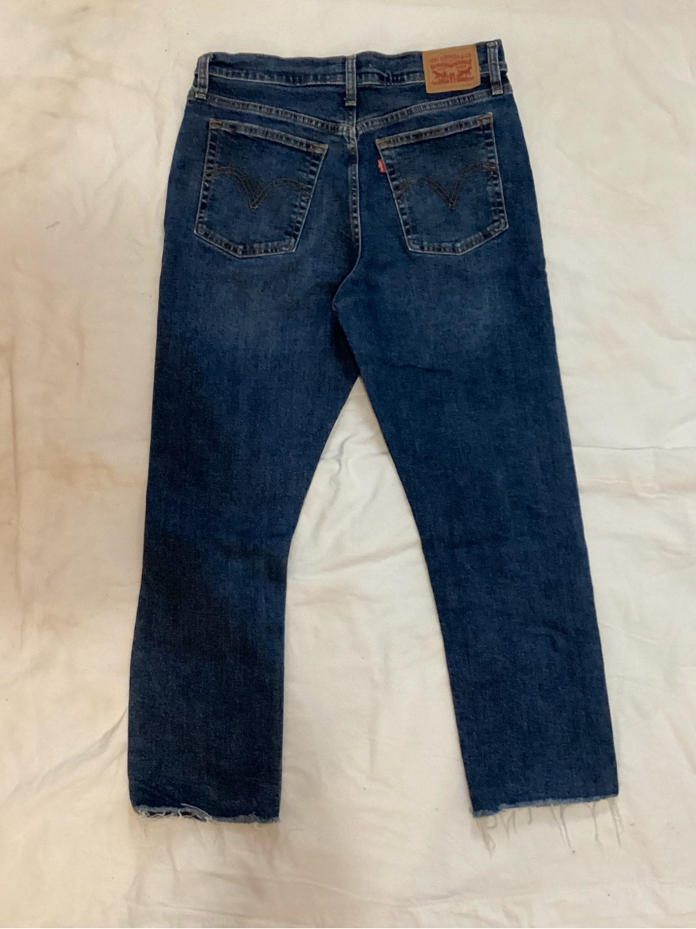 Levi's Men's Slim Straight Jeans - Dark Blue Denim